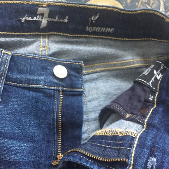 7 for all mankind crop roxanne jeans - Picture 10 of 13